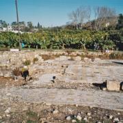 Ruines romaines recouvertes de ruines byzantines
